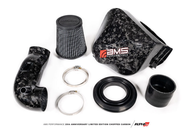 AMS Performance 2020+ Toyota Supra A90 Chopped CF Cold Air Intake System (Does Not Fit w/ Strut Bar)-Cold Air Intakes-AMS