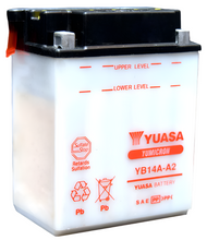 Load image into Gallery viewer, Yuasa YB14A-A2 Yumicron CX 12 Volt Battery-Batteries-Yuasa Battery