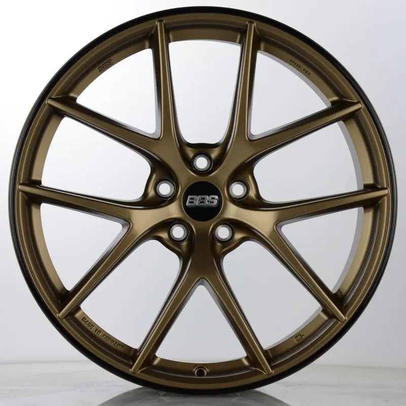 BBS CI-R 19x9 5x120 ET44 Bronze Rim Protector Wheel -82mm PFS/Clip Required BBS