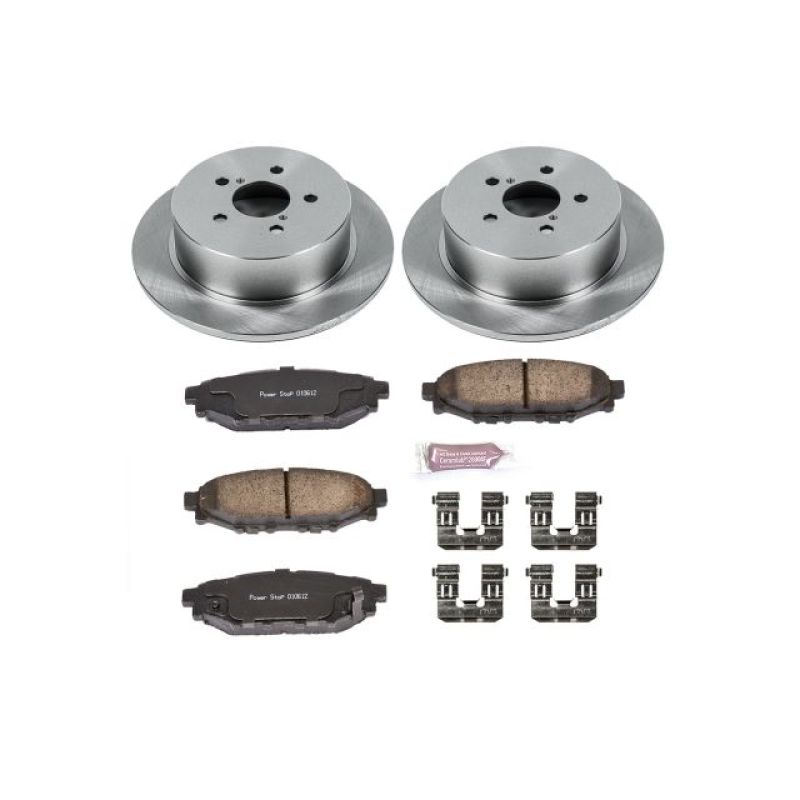Power Stop 05-09 Subaru Legacy Rear Autospecialty Brake Kit-Brake Kits - OE-PowerStop