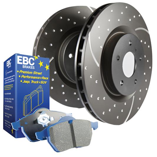 EBC S6 Kits Bluestuff Pads and GD Rotors EBC