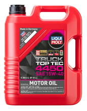 Load image into Gallery viewer, LIQUI MOLY 5L Top Tec Truck 4450 Motor Oil SAE 15W40 LIQUI MOLY