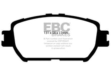 Load image into Gallery viewer, EBC 06-07 Lexus GS300 3.0 Yellowstuff Front Brake Pads-Brake Pads - Performance-EBC