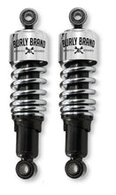 Load image into Gallery viewer, Burly Brand Dyna Shocks 10.5in - Chrome Burly Brand
