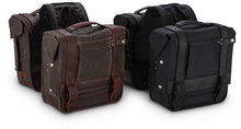 Load image into Gallery viewer, Burly Brand Throw-over Saddlebag - Black Burly Brand