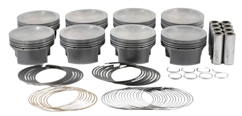 Mahle MS Piston Set SBF 284cid 3.572in Bore 3.543in Stroke 5.930in Rod .866 Pin-16cc 9.5 CR Set of 8-Piston Sets - Forged - 8cyl-Mahle