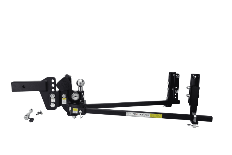 Weigh Safe True Tow Middleweight Distribution 4in Drop & 2in Shank (Rated for 8.5K GTWR) w/WS05-Hitch Ball Mounts-Weigh Safe