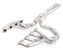 Load image into Gallery viewer, Stainless Works 2019+ Chevrolet Silverado 5.3/6.2 Catted Headers 1-7/8in Primaries 3in Leads X-Pipe Stainless Works