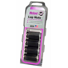 Load image into Gallery viewer, McGard Hex Lug Nut (Cone Seat) M14X1.5 / 22mm Hex / 1.945in. Length (4-Pack) - Black McGard