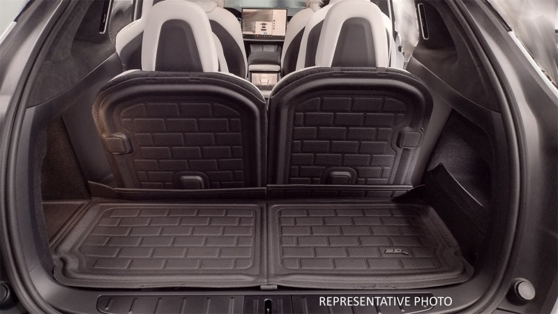 3D Maxpider 23-24 Kia Sportage Kagu Cargo Liner- Black Seatback 3D MAXpider