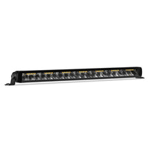Load image into Gallery viewer, Go Rhino Xplor Blackout Combo Series Sgl Row LED Light Bar w/Amber (Side/Track Mount) 20.5in. - Blk Go Rhino