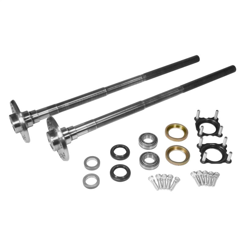 Yukon Gear Chromoly Rear Axle Kit Dana 44 Jeep JK Non-Rubicon 30 Spline 32in Long-Axles-Yukon Gear & Axle