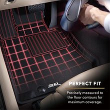 Load image into Gallery viewer, 3D MAXpider 2008-2020 Lexus/Toyota LX/Land Cruiser Kagu 2nd Row Floormats - Black-Floor Mats - Rubber-3D MAXpider