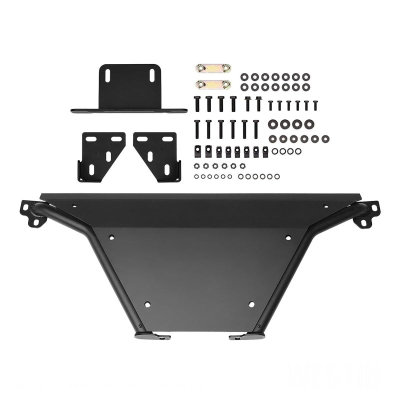 Westin 2015-2017 Ford F-150 Outlaw Bumper Skid Plate - Textured Black Westin