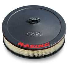 Load image into Gallery viewer, Ford Racing Air Cleaner Kit - Black Crinkle Finish w/ Red Emblem-Air Filters - Universal Fit-Ford Racing
