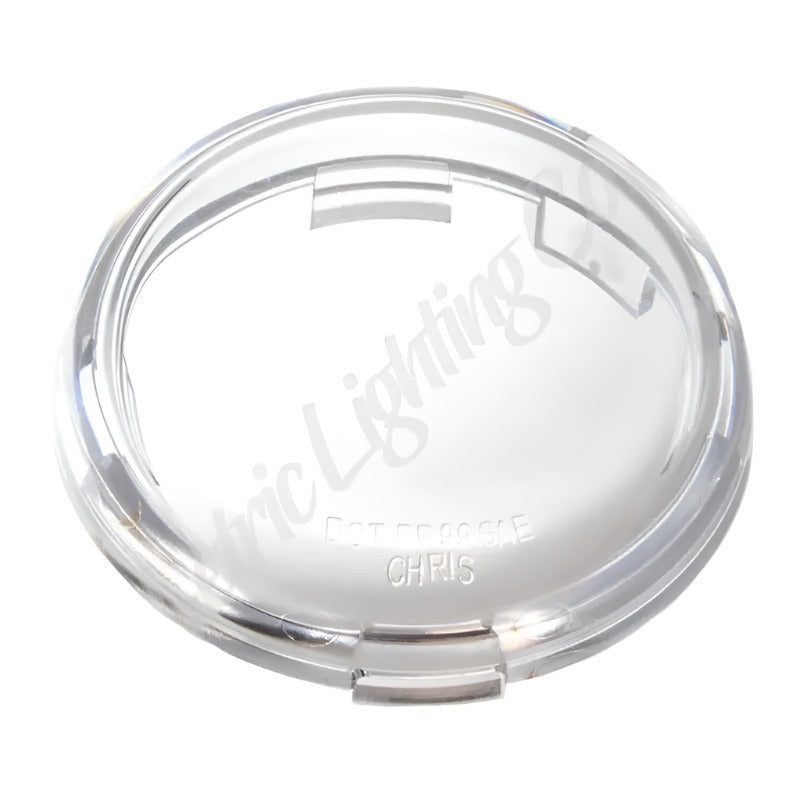 Letric Lighting Clear Bullet Turn Signal Lenses 2in Letric Lighting