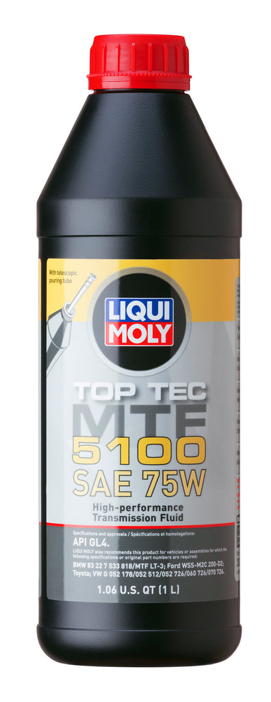 LIQUI MOLY 1L Top Tec MTF 5100 Gear Oil SAE 75W LIQUI MOLY