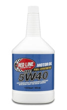 Load image into Gallery viewer, Red Line 5W40 Motor Oil - Quart Red Line