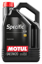 Load image into Gallery viewer, Motul 5L OEM Synthetic Engine Oil ACEA A1/B1 Specific 5122 0W20 Motul