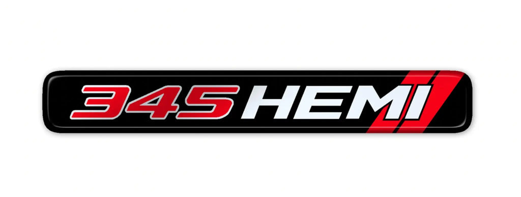 345 Hemi Dash Badge - Black Ops Auto Works