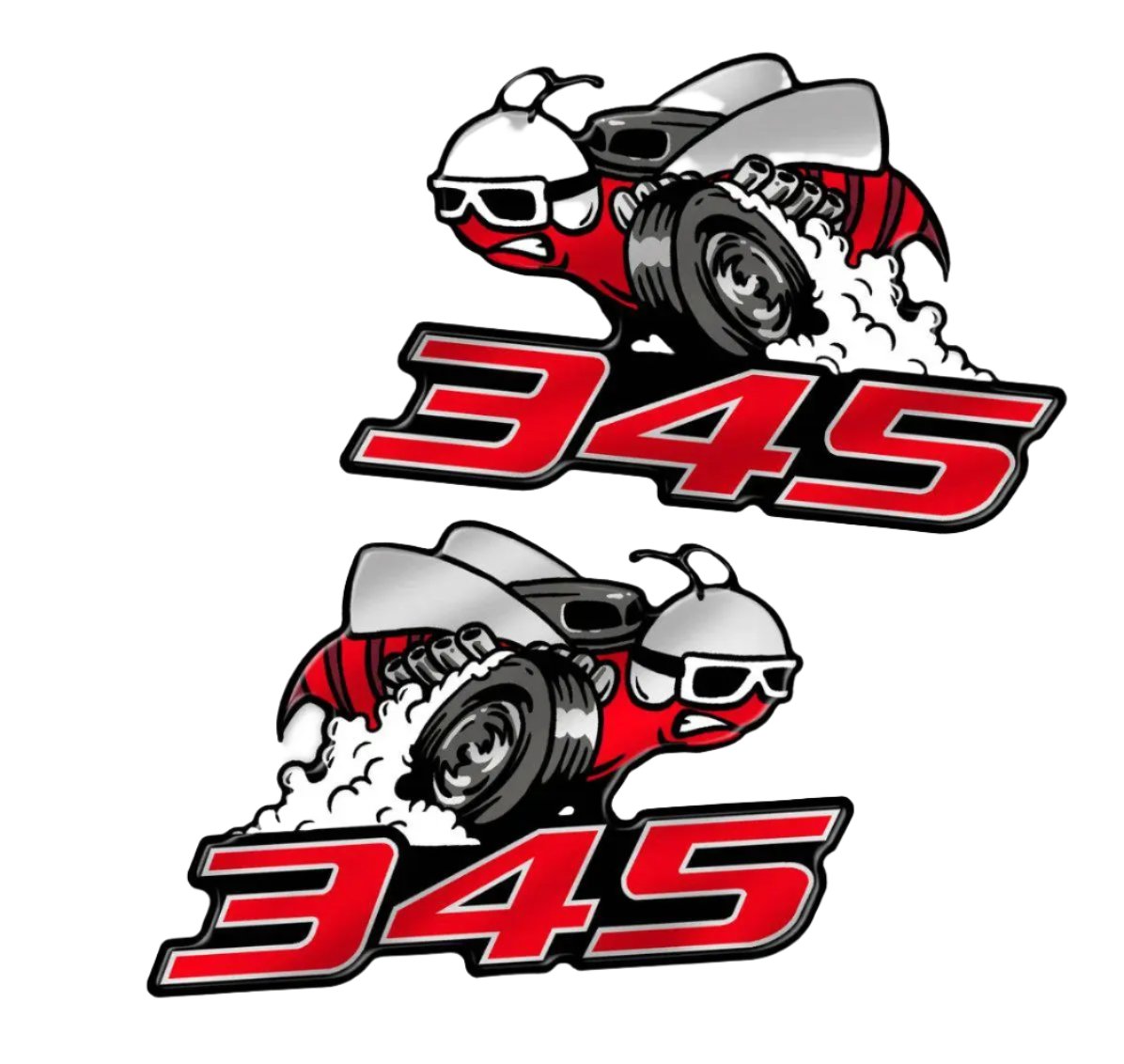 RBD345SSFB 345 Super Scat Fender Badge – Black Ops Auto Works