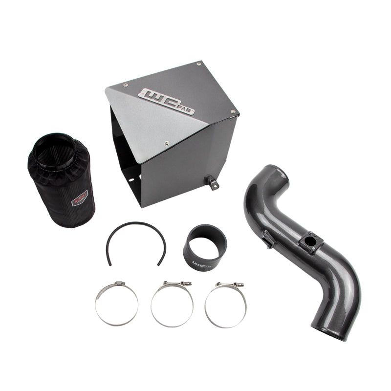 Wehrli 11-16 Chevrolet Duramax LML 4in Intake Kit - Gloss Black - Black Ops Auto Works
