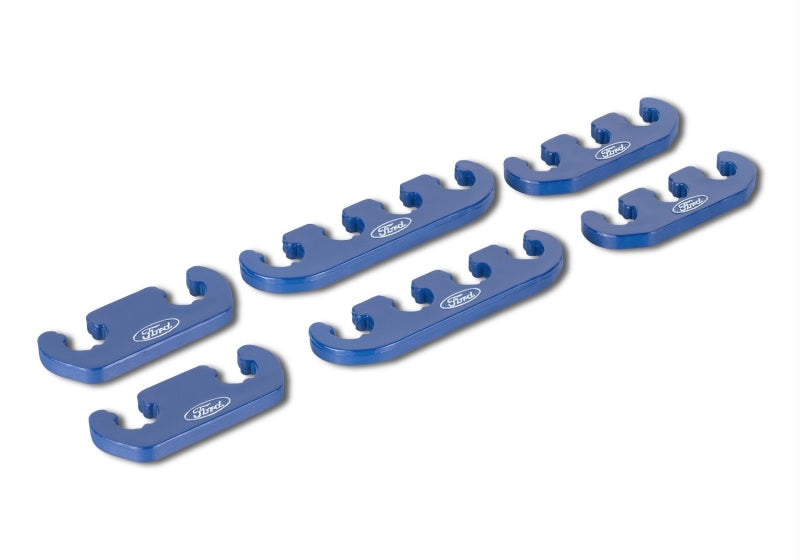 Ford Racing Wire Dividers 4 to 3 to 2 - Blue w/ White Ford Logo Ford Racing