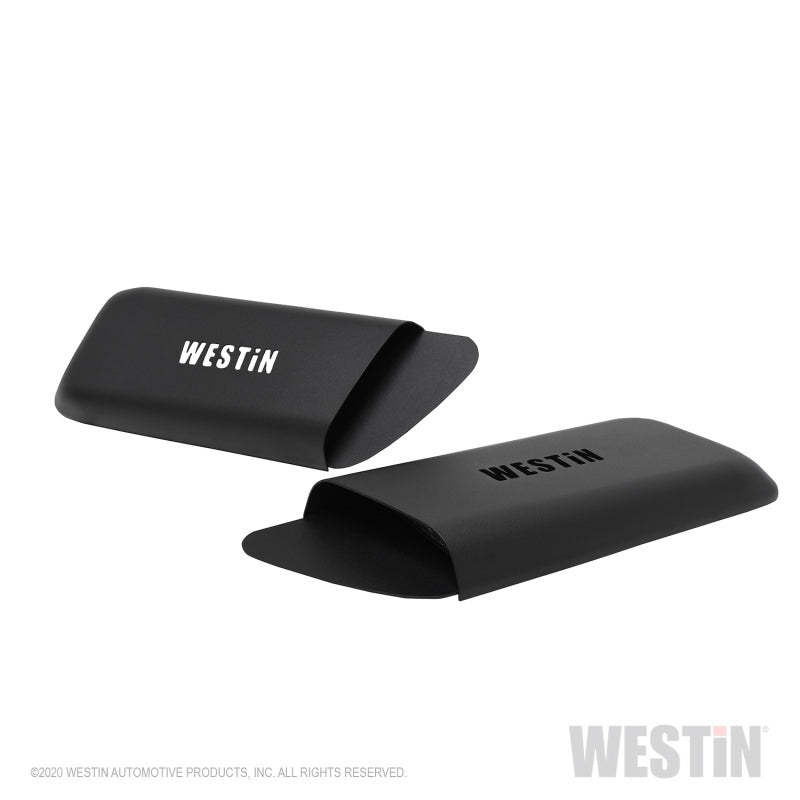 Westin 18-20 Jeep Wrangler JL 2dr LED Hood Scoops - Textured Black Westin