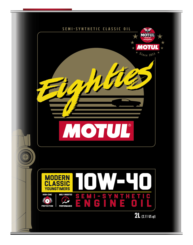 Motul 10W40 Classic Eighties Oil - 10x2L Motul