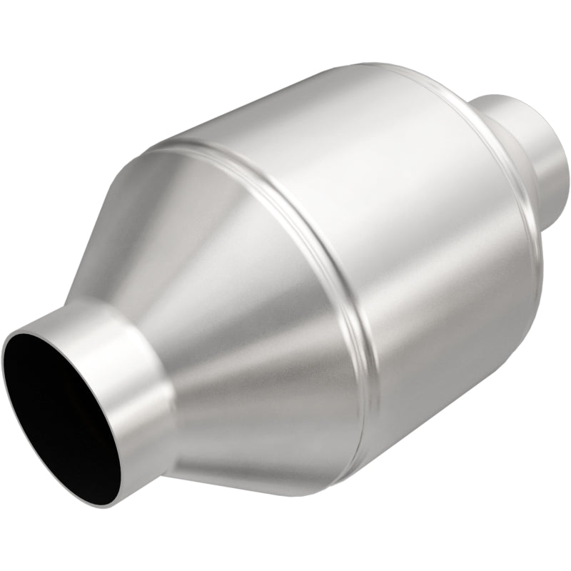 MagnaFlow Conv Univ 2.25in Inlet/Outlet Center/Center Round 3in Body L x 5in W x 8.75in Overall L Magnaflow