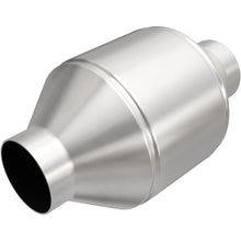 Load image into Gallery viewer, MagnaFlow Conv Univ 2.25in Inlet/Outlet Center/Center Round 3in Body L x 5in W x 8.75in Overall L Magnaflow