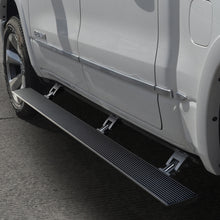 Load image into Gallery viewer, Go Rhino 19-24 Ram 1500 Quad Cab 4dr E1 Electric Running Board Kit (No Drill) - Tex. Blk Go Rhino
