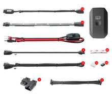 Load image into Gallery viewer, XK Glow Strip Million Color XKCHROME ATV/Motorcycle LED Accent Light Kit (14xPod + 12x10In)-Light Accessories and Wiring-XKGLOW