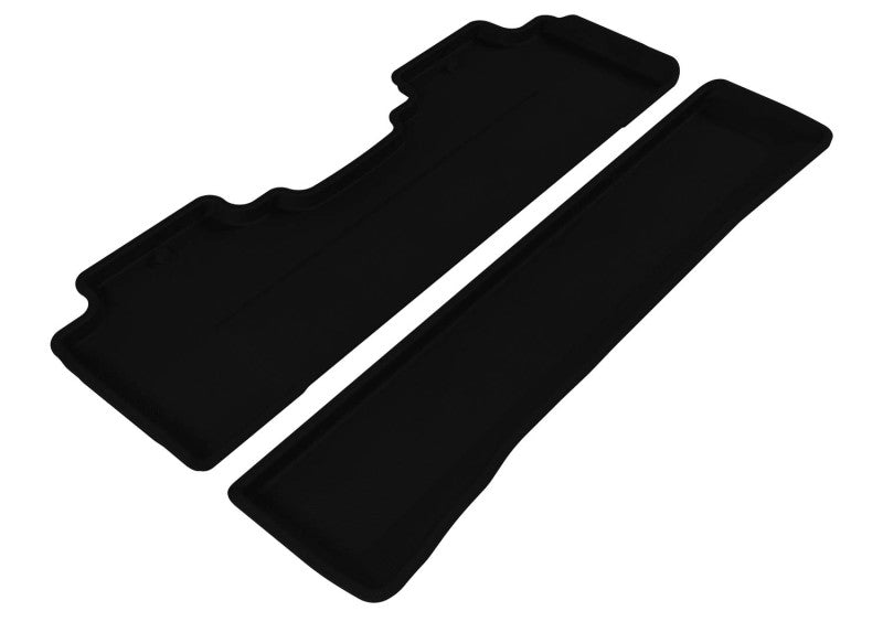 3D MAXpider 2006-2014 Honda Ridgeline Kagu 2nd Row Floormats - Black-Floor Mats - Rubber-3D MAXpider