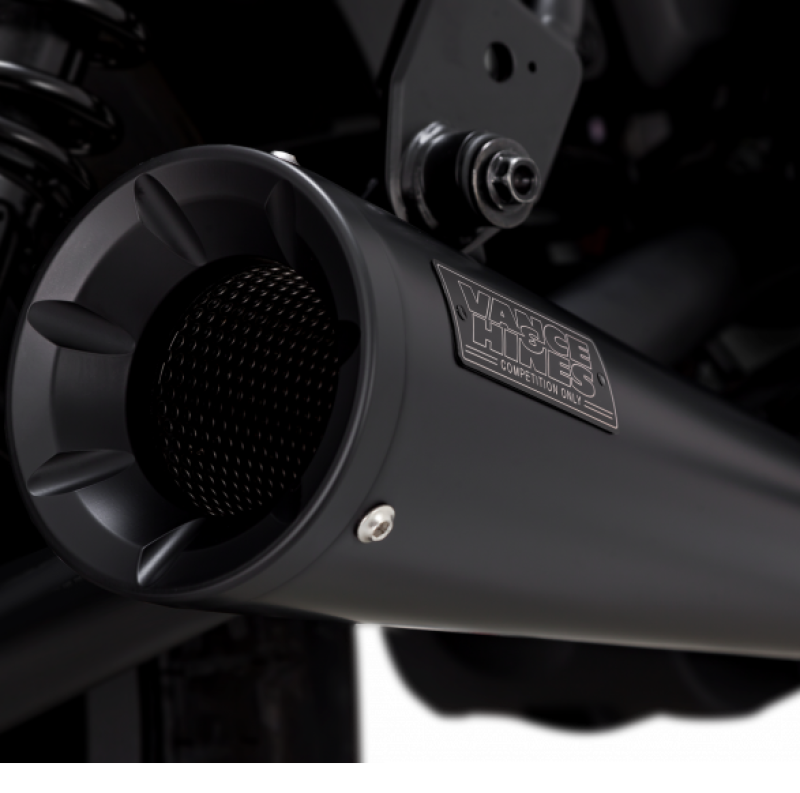 Vance & Hines HONDA Hondada 17-20 Rebel S/O Black Slip-On Exhaust-Motorcycle Slip-On-Vance and Hines-48421-