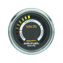 Load image into Gallery viewer, Autometer Carbon Fiber 52mm Electronic Air Fuel Gauge - Black Ops Auto Works