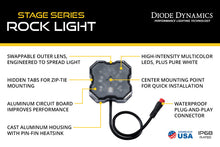 Load image into Gallery viewer, Diode Dynamics Stage Series RGBW LED Rock Light (Add-on 2-pack) Diode Dynamics
