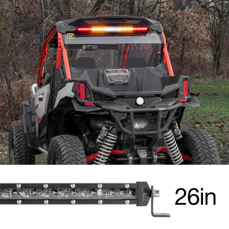 XK Glow Super Slim Offroad LED Chase Bar 4 Modes 72w 26in-Light Bars & Cubes-XKGLOW