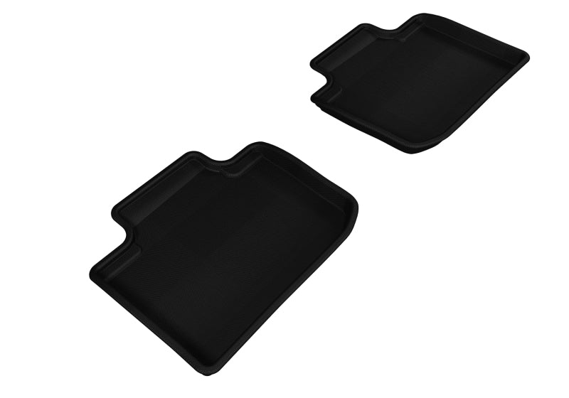 3D MAXpider 2014-2020 Lexus IS Kagu 2nd Row Floormats - Black-Floor Mats - Rubber-3D MAXpider