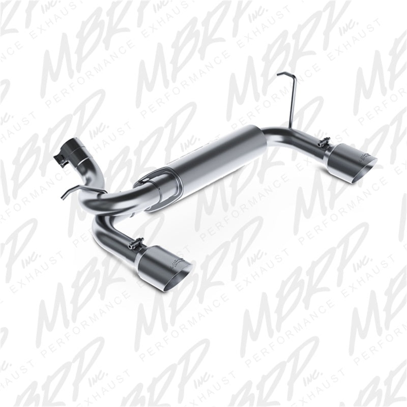 MBRP 07-14 Jeep Wrangler/Rubicon 3.6L/3.8L V6 Axle-Back Dual Rear Exit Aluminum Performance Exhuast-Axle Back-MBRP-882963119766-