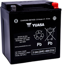 Load image into Gallery viewer, Yuasa YIX30L Maintenance Free AGM 12 Volt Battery-Batteries-Yuasa Battery
