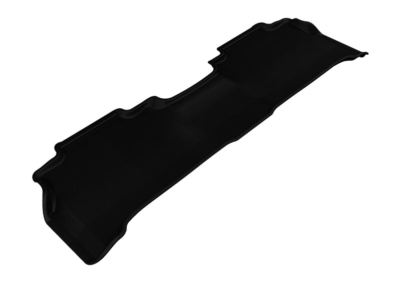 3D MAXpider 2008-2020 Lexus/Toyota LX/Land Cruiser Kagu 2nd Row Floormats - Black-Floor Mats - Rubber-3D MAXpider