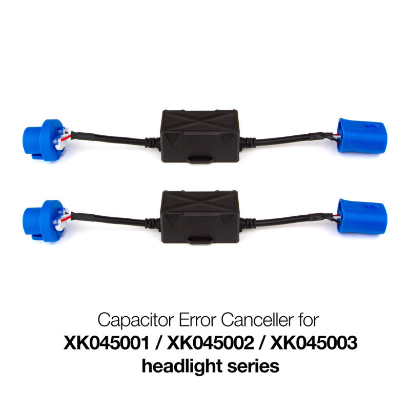 XK Glow Error Canceller Capacitor Lite Elite RBG Headlight Bulbs (2 in 1) - H13-Light Accessories and Wiring-XKGLOW