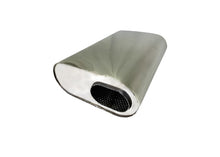 Load image into Gallery viewer, Granatelli 3.0in Inlet 3.0in Outlet 13x9.5x6in Oval Muffler Granatelli Motor Sports