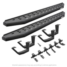 Load image into Gallery viewer, Go Rhino 2022 Toyota Tundra CrwMx Kit w/RB20 Running Board + Brkts + 4 RB20 Drop Steps - Bedlnr Coat Go Rhino
