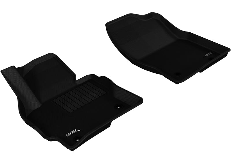 3D MAXpider 2013-2016 Mazda CX-5 Kagu 1st Row Floormat - Black - Black Ops Auto Works