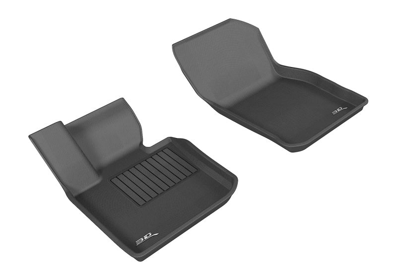 3D MAXpider 2014-2019 Mini Hardtop 2-Door/Convertible Kagu 1st Row Floormat - Black - Black Ops Auto Works