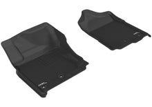 Load image into Gallery viewer, 3D MAXpider 2016-2019 Nissan Titan Crew Cab Kagu 1st Row Floormat - Black - Black Ops Auto Works