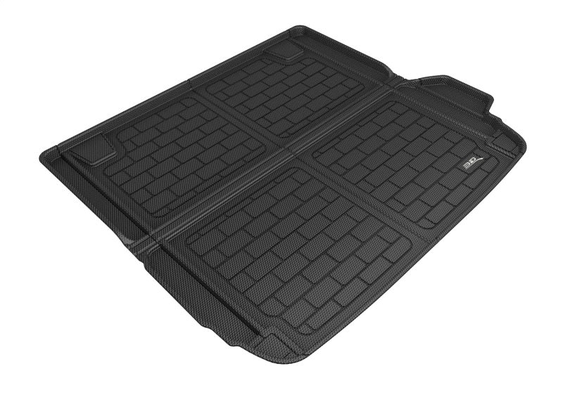 3D MAXpider 19-24 BMW X4 (G02) (w/o Spare Tire) Kagu Cross Fold Cargo Liner -Black - 3D MAXpider ACEM1BM1011309