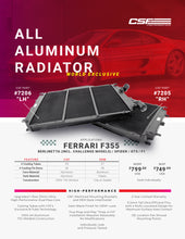 Load image into Gallery viewer, CSF Ferrari F355 High Performance All-Aluminum Radiator - Right CSF